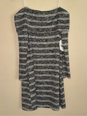 Altar’d State Gray Sweater Off Shoulder Dress Size S NWT!